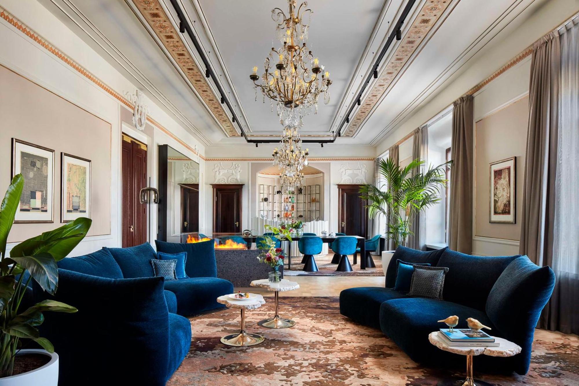Nh Collection Helsinki Grand Hansa Esterno foto The interior of the suite